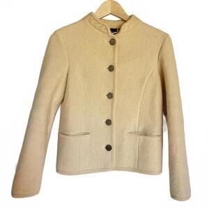 Vintage Grandmacore Boos Austrian Style 100% Wool Jacket Cardigan Womens 34